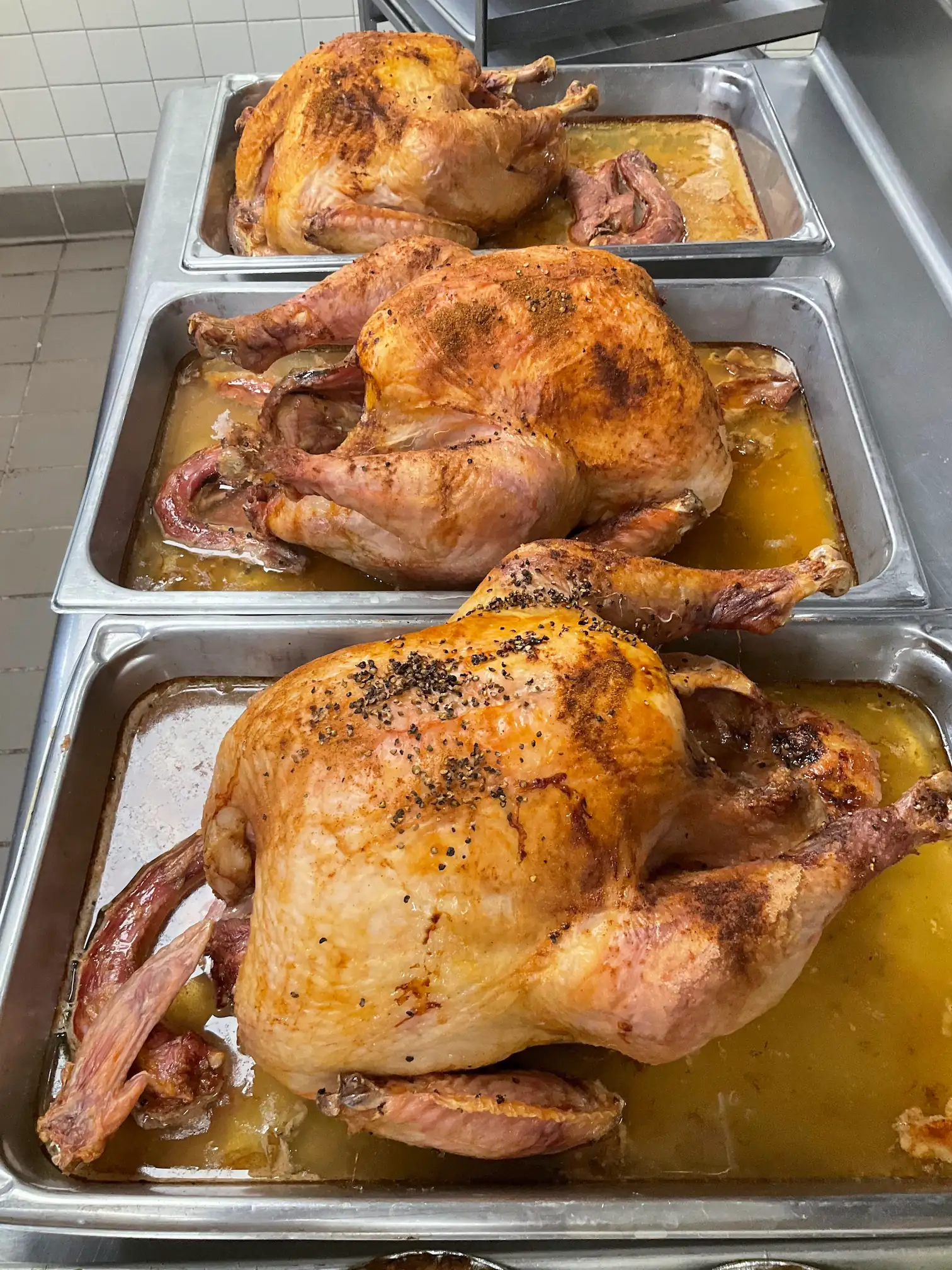 Fresh turkey from the oven Fresh turkey from the oven